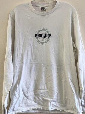 Empyre Sick Without You White Long Sleeve Graphic T-Shirt
